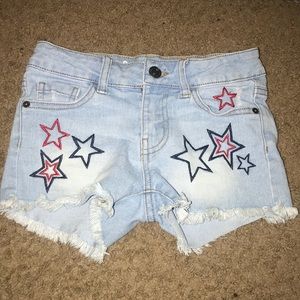 Girls denim shorts